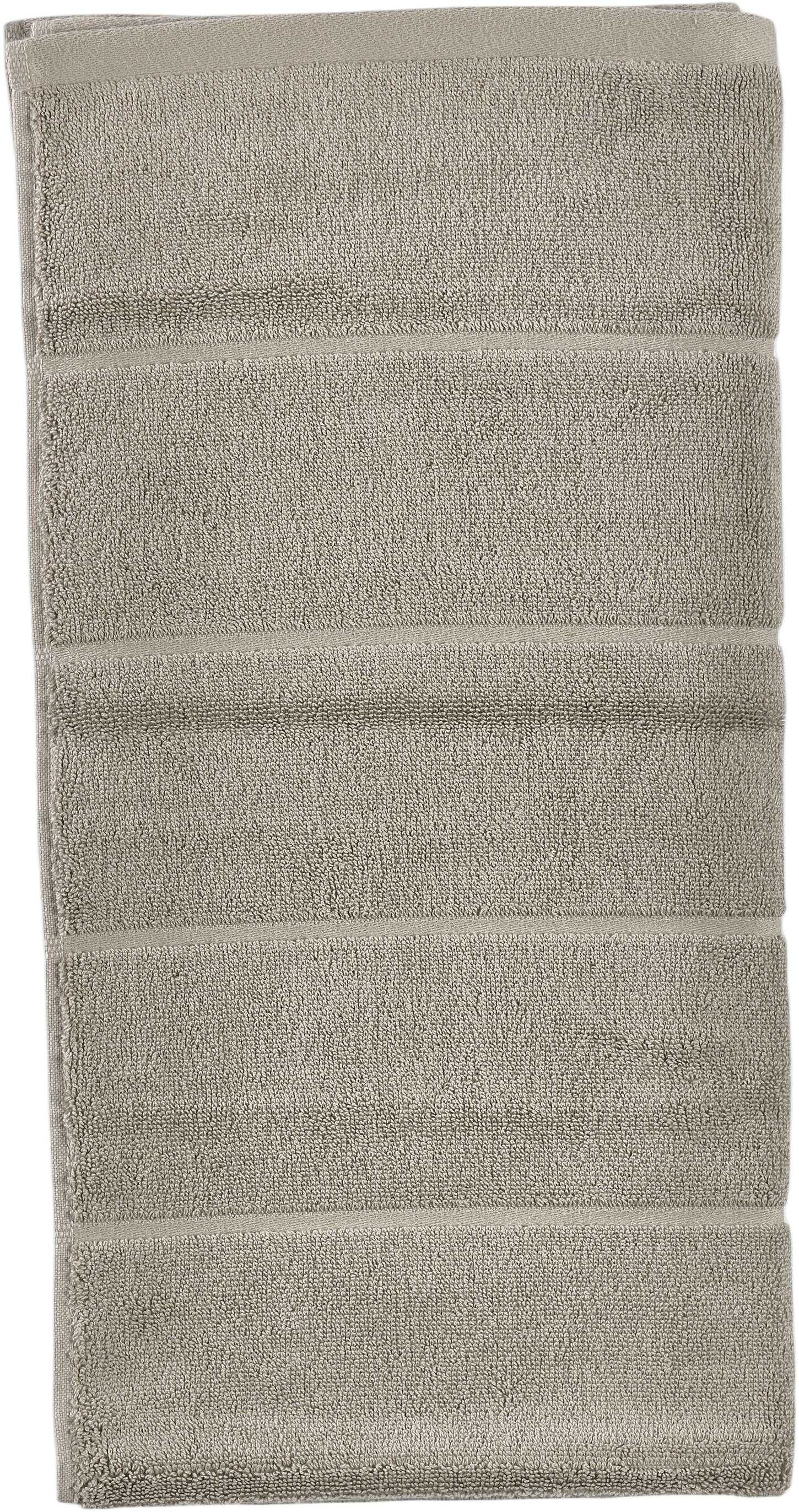 H&aring;ndkle Sauna 50x100 White/Soft Grey/Eucalyptus