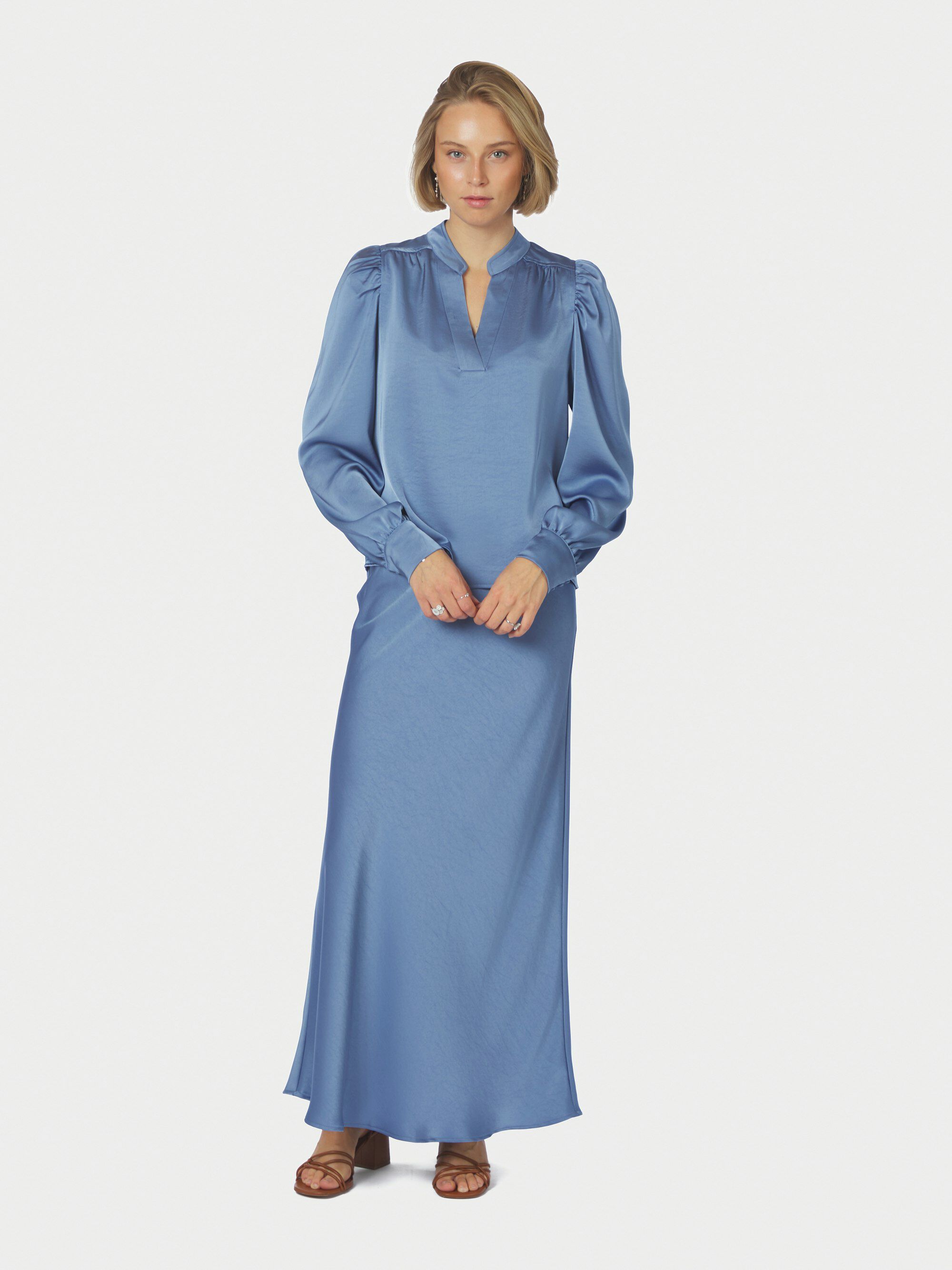 Rosslyn Heavy Sateen Blouse