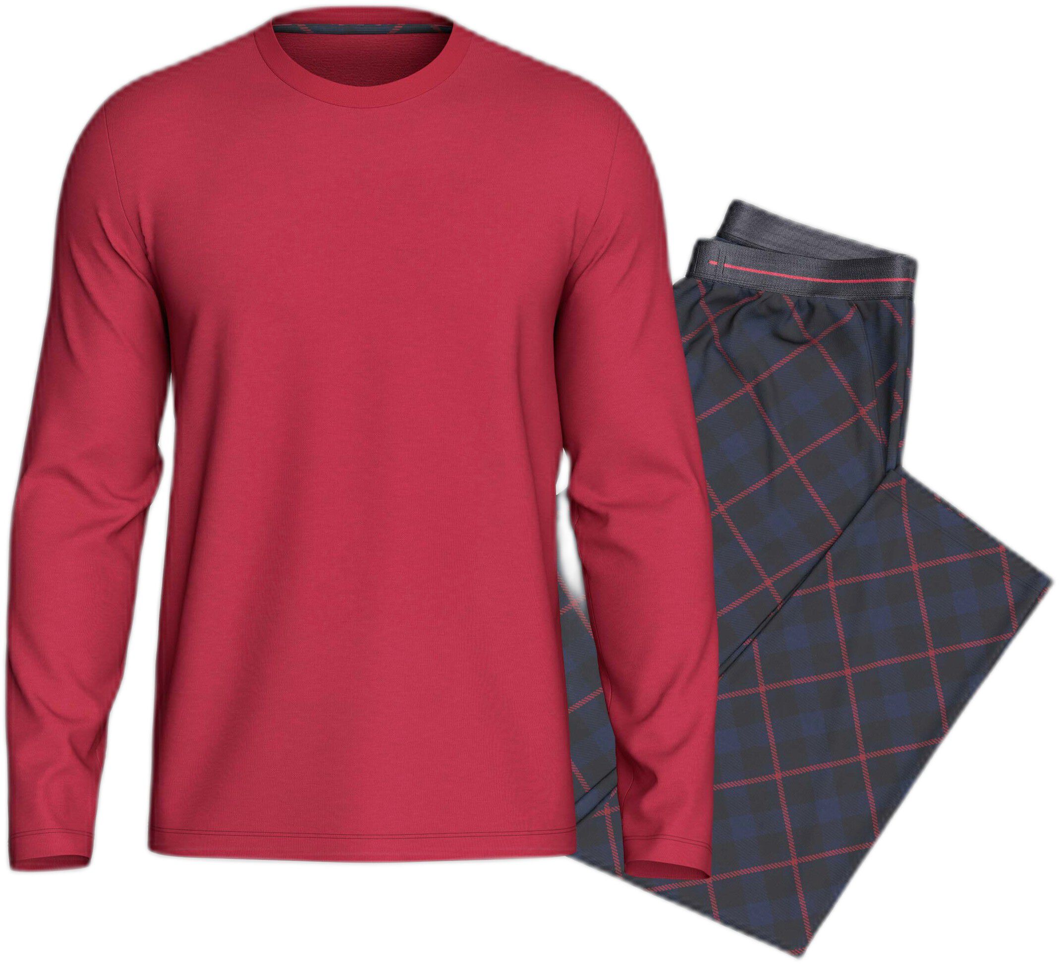 Men's long pyjama in Cotton Modal