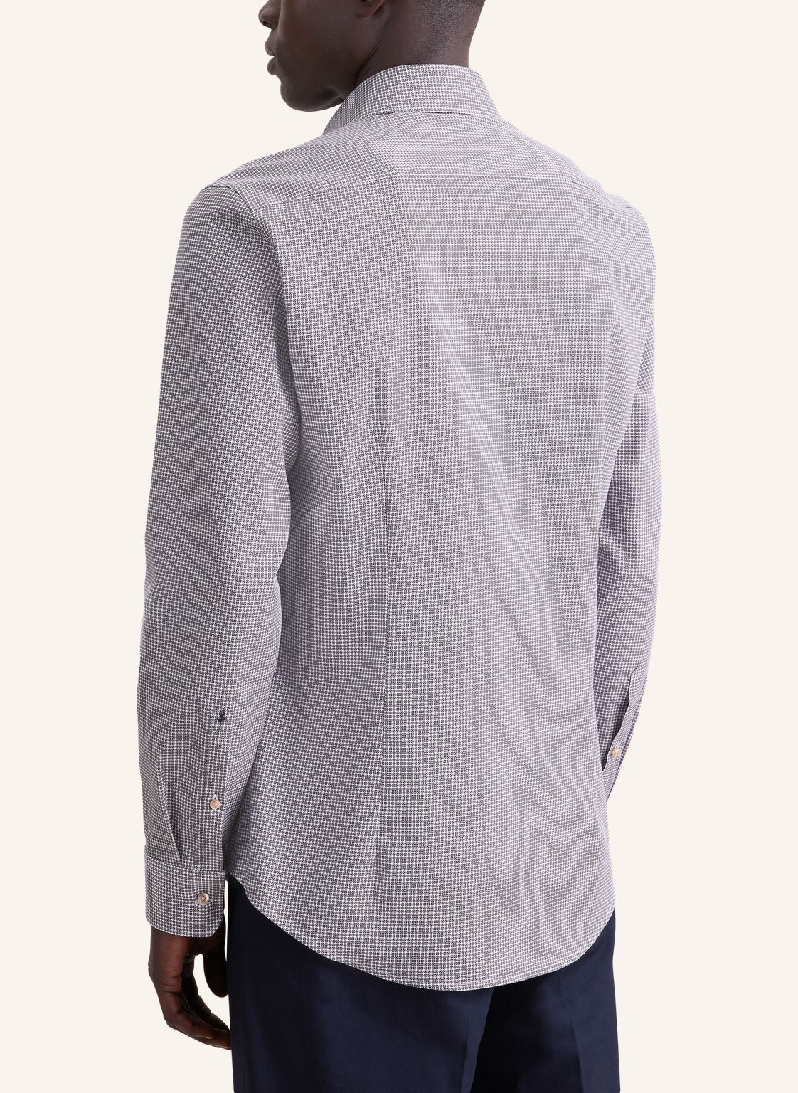 Business shirt Slim 1/1 Kent-Collar Print