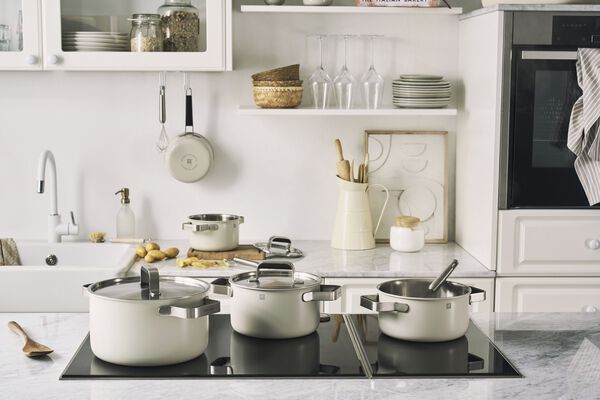 Stegepande, 24 cm, 18/10 rustfrit stål, Keramisk belægning