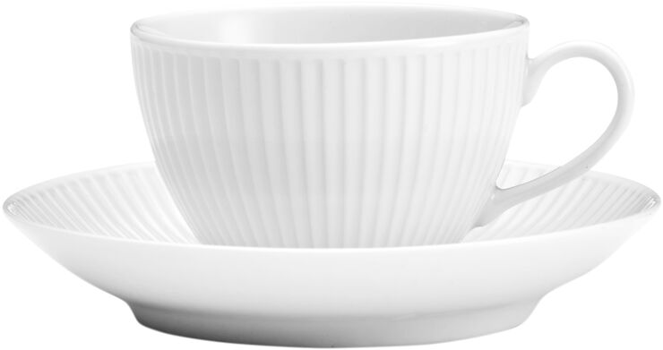 "Kopp Plissé 18 cl 8,5 cm Vit"