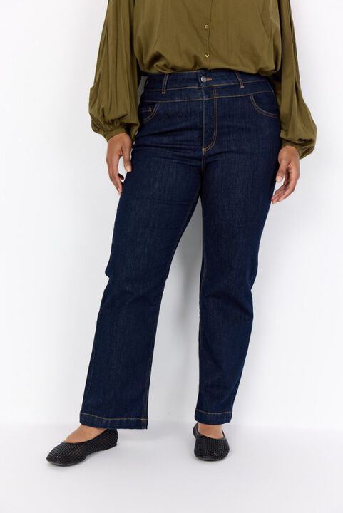 Curvy WA-JENIFER 7 Jeans Mørk denim
