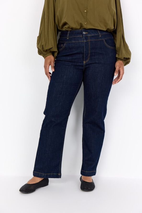 Curvy WA-JENIFER 7 Jeans Mørk denim