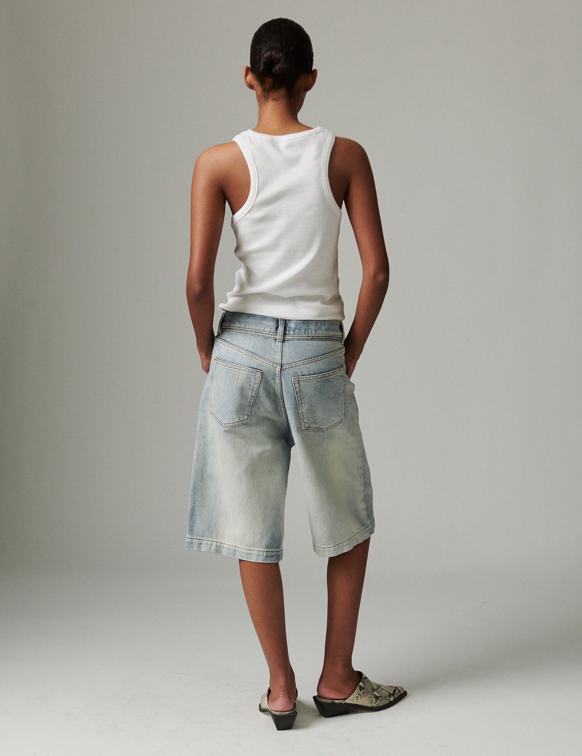 Elijah Shorts - Light Blue Washed