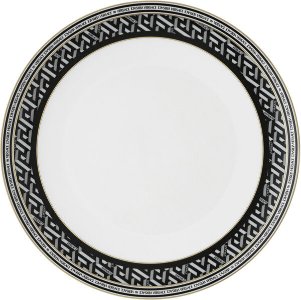 Plate 28cm, Signature Black, La Greca