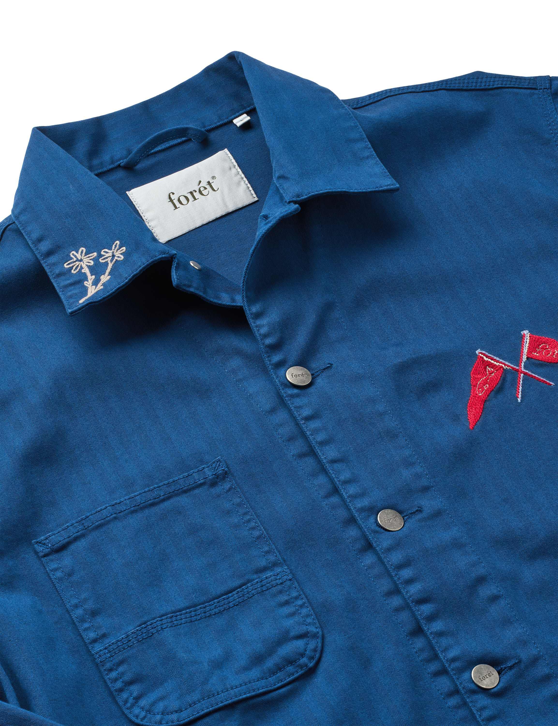 FORAGER EMBROIDERED OVERSHIRT