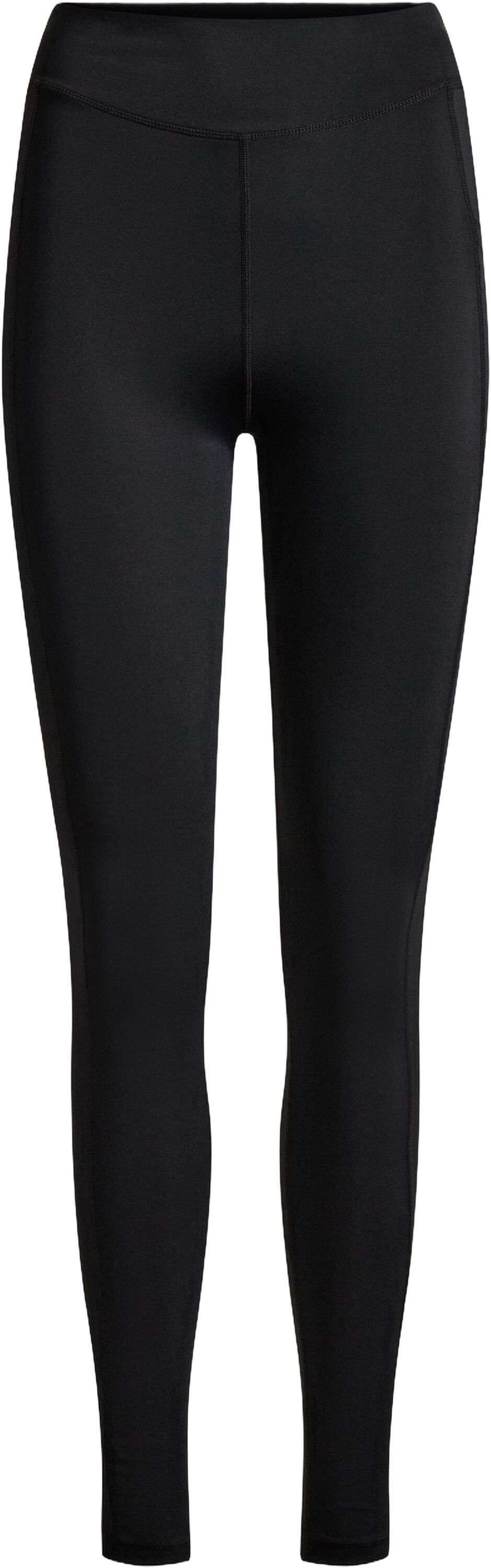Umbria h&oslash;jtaljet leggings med lomme - Nero