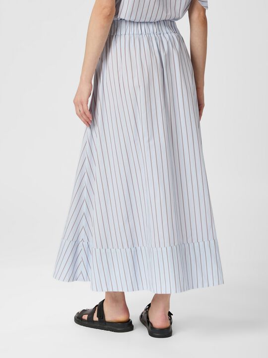 Yara Stripe Long Skirt