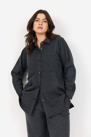 Curvy WA-NOIDA 4 Skjorte Mørk brun