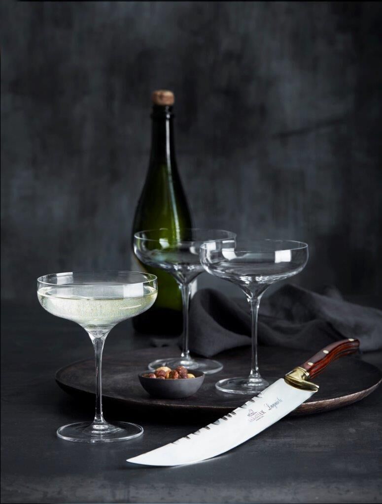 Champagnesabel Laguiole 27 cm St&aring;l/Tre