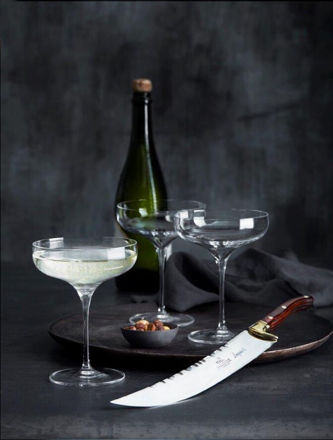 Champagnesabel Laguiole 27 cm Stål/Tre