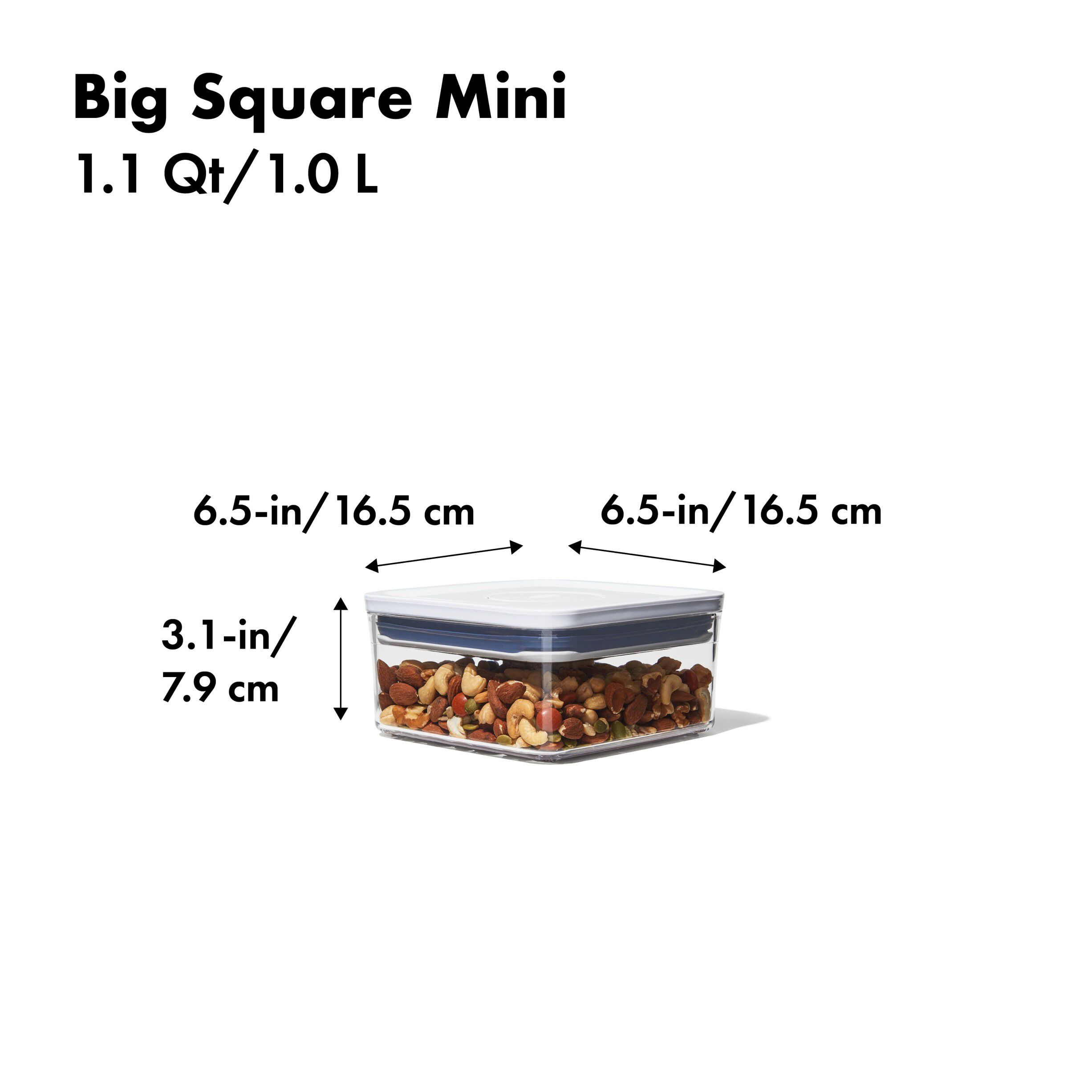 POP Container big square mini, 1L