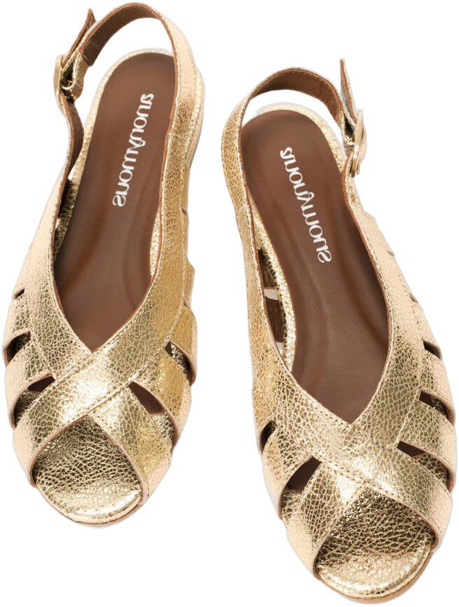 Sophie 20 Crackled metallic goat