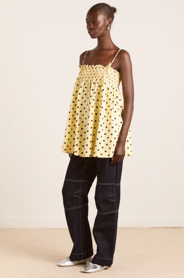 LILO MINI DRESS- BUTTER SPOT
