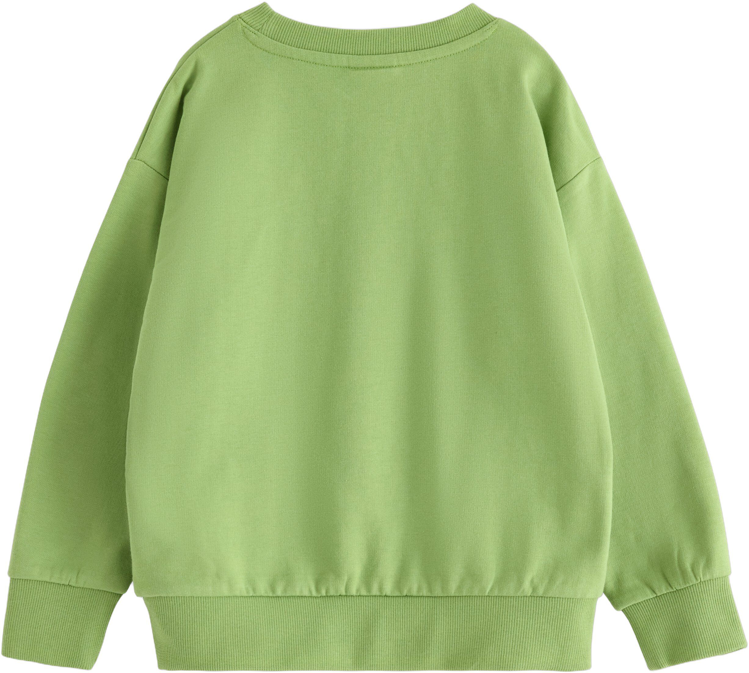 Sweatshirt with brushed inside and