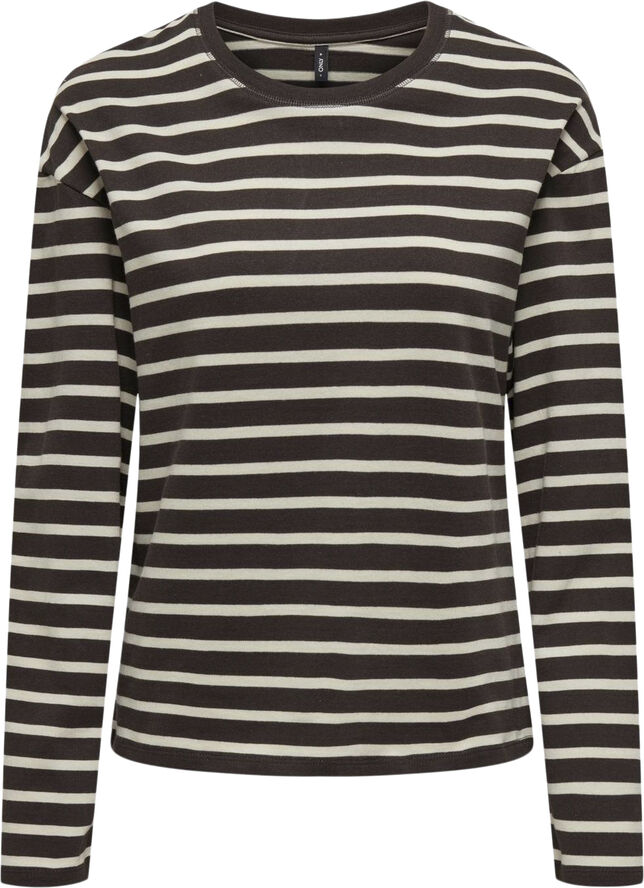 ONLNEW SOPH LIFE L/S O-NECK TOP BOX