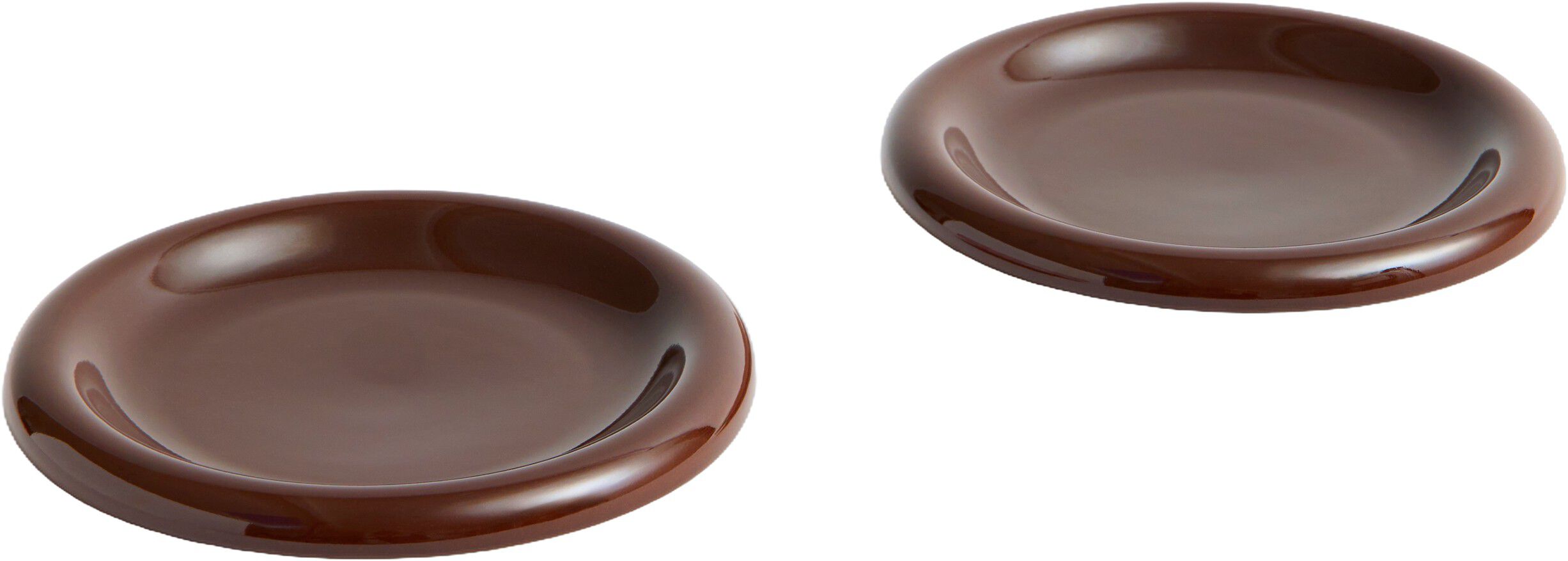 Barro Plate-Set of 2-&Oslash;18-Burgundy