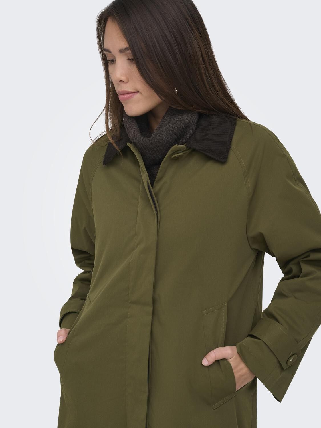 Onlorchid Cord Mix Coat Otw