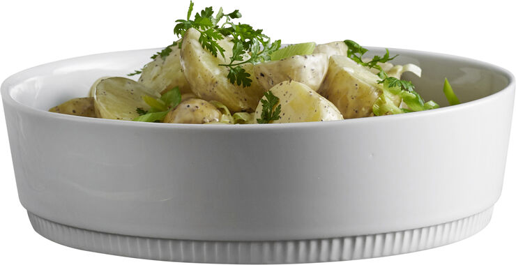 "Skål låg nr. 4 Toulouse 1,2 liter 20 cm Vit"