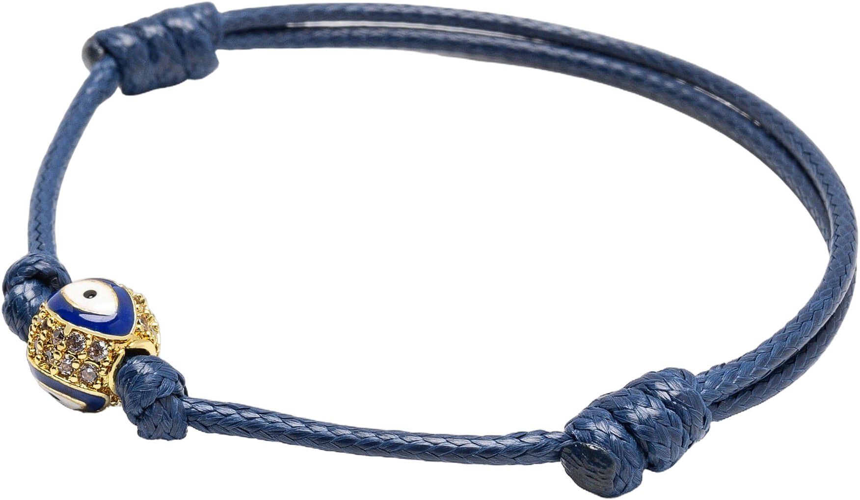 Blue Evil Eye String Bracelet