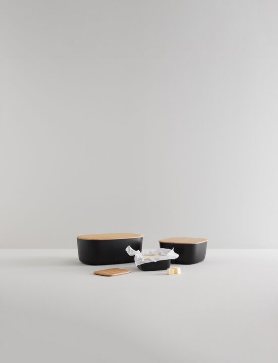 BOX-IT brødboks L 23 cm black