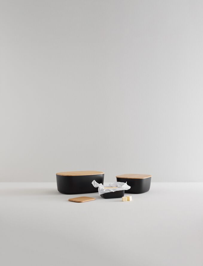 BOX-IT brødboks L 23 cm black