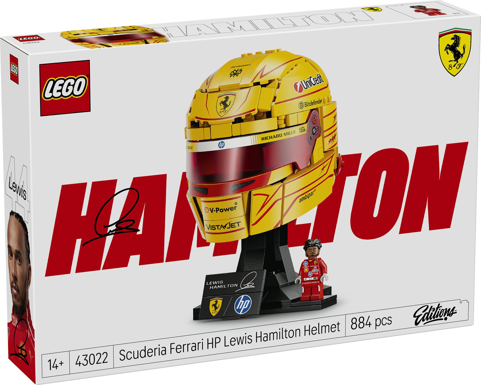 Scuderia Ferrari HP Lewis Hamilton-hjelm 43022