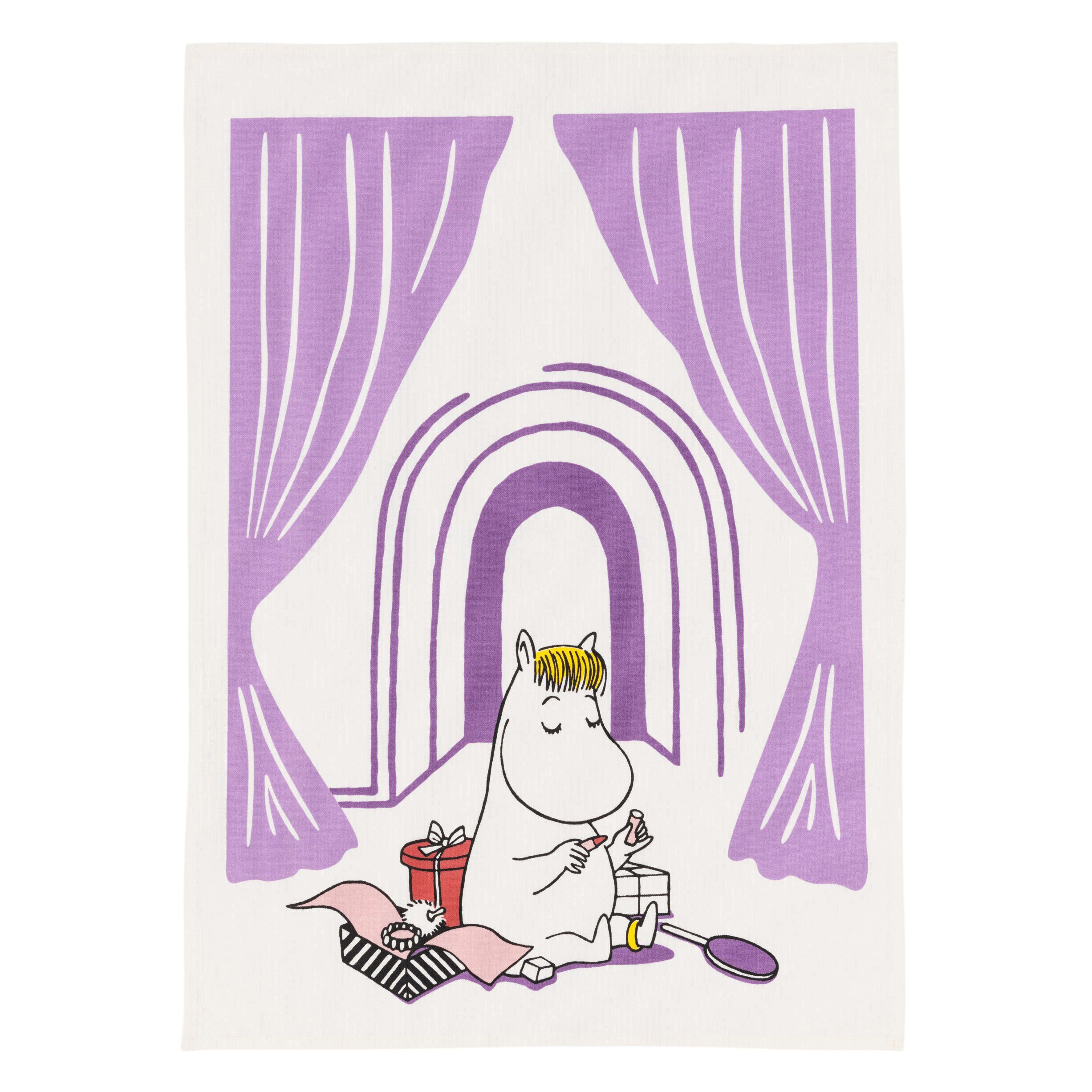 Moomin Arabia 50x70cm viskestykke Snorkfr&oslash;kken GOTS