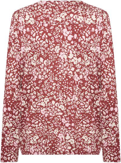 SC-FELICITY AOP 532 Bluse M&oslash;rk r&oslash;d