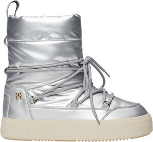 LACE-UP METALLIC SNOWBOOT