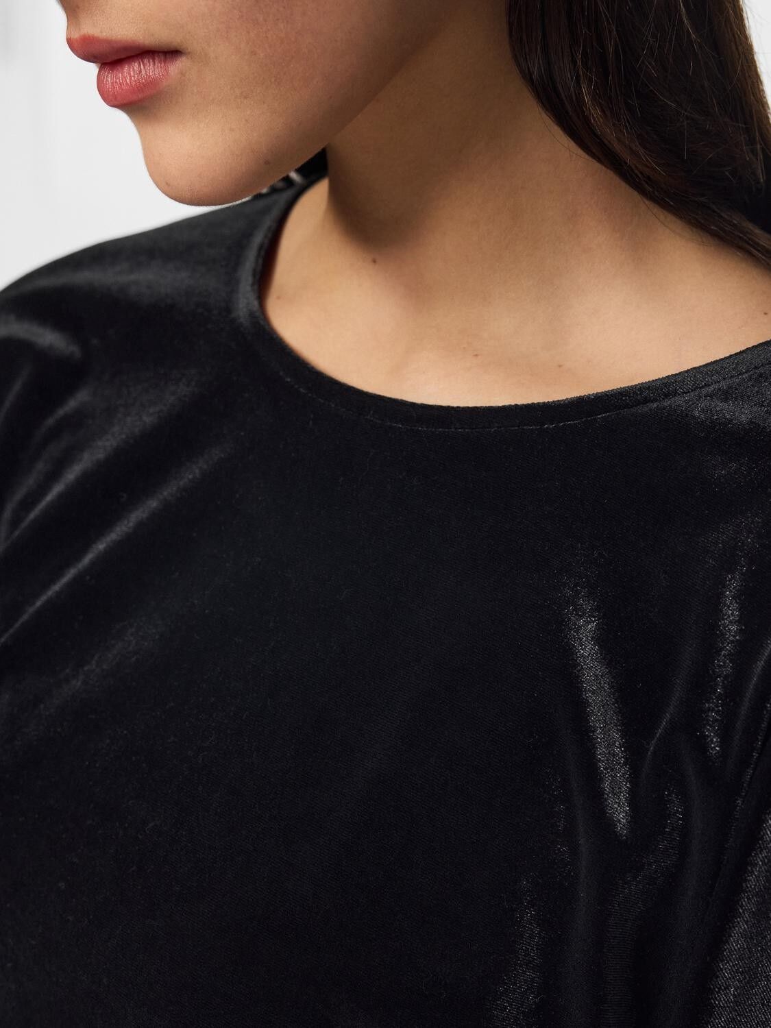 Pcalli Ls Velvet Top Dm