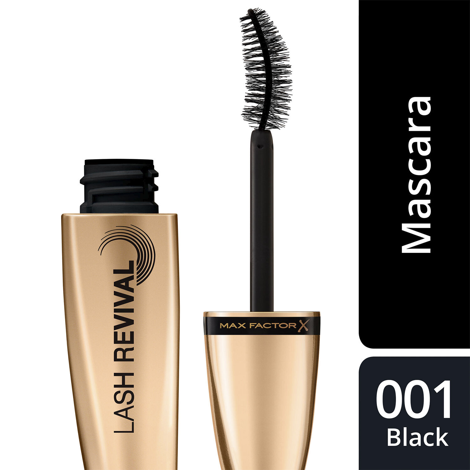Max Factor Lash Revival Mascara, 001 Black, 11 ml