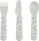 Foodie bestiksæt Happy dots Grøn