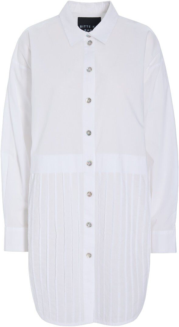 Core cotton pintuckskjorte