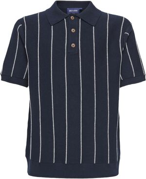 OSJSAIM REG 12 STRIPE SS POLO KNT