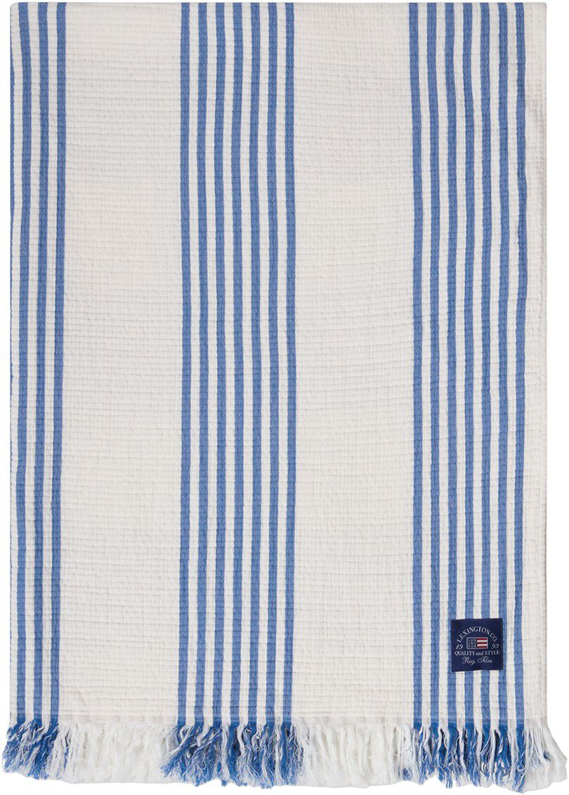 Striped/Checked Organic Cotton Throw