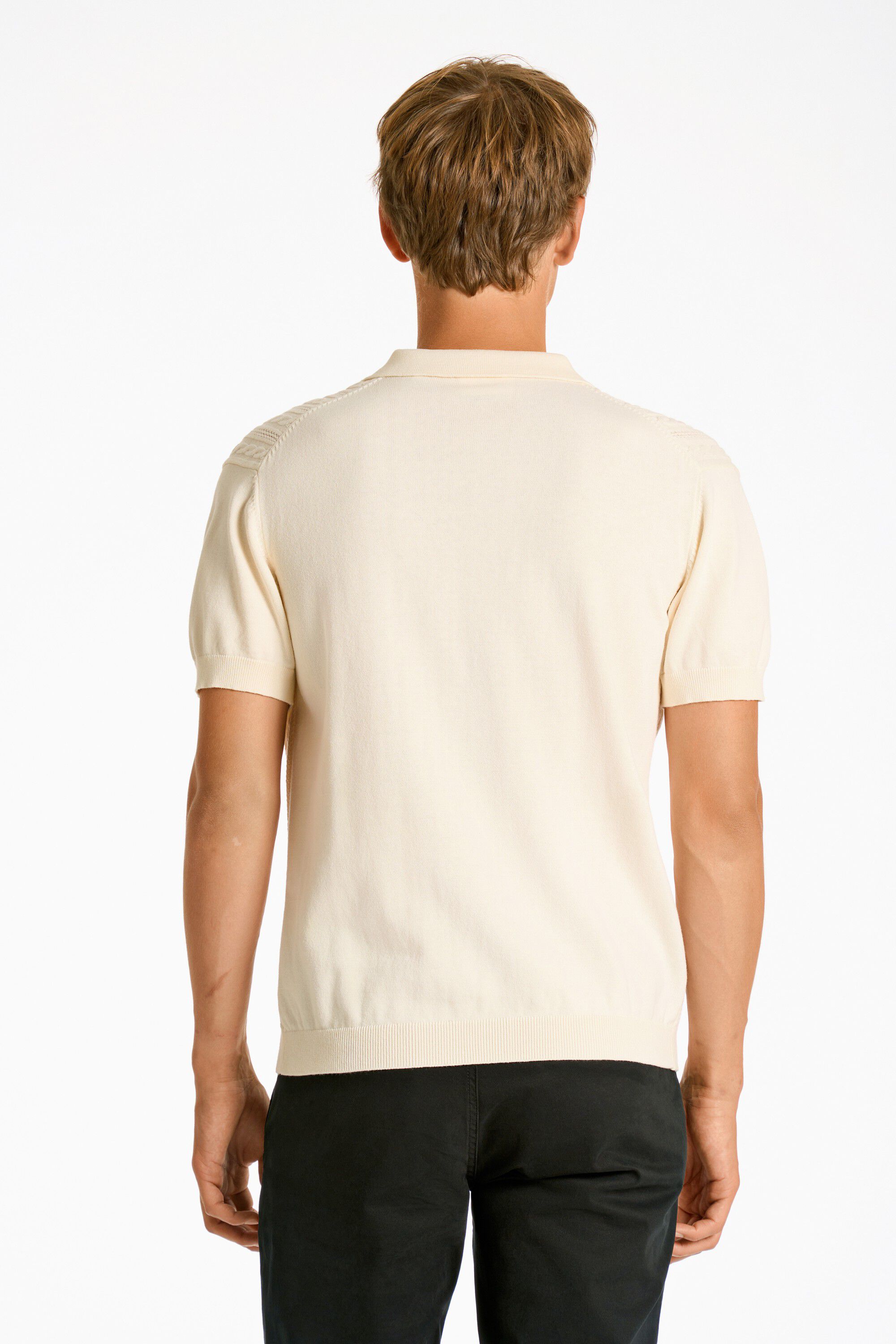 Knitted S/S cable cardigan