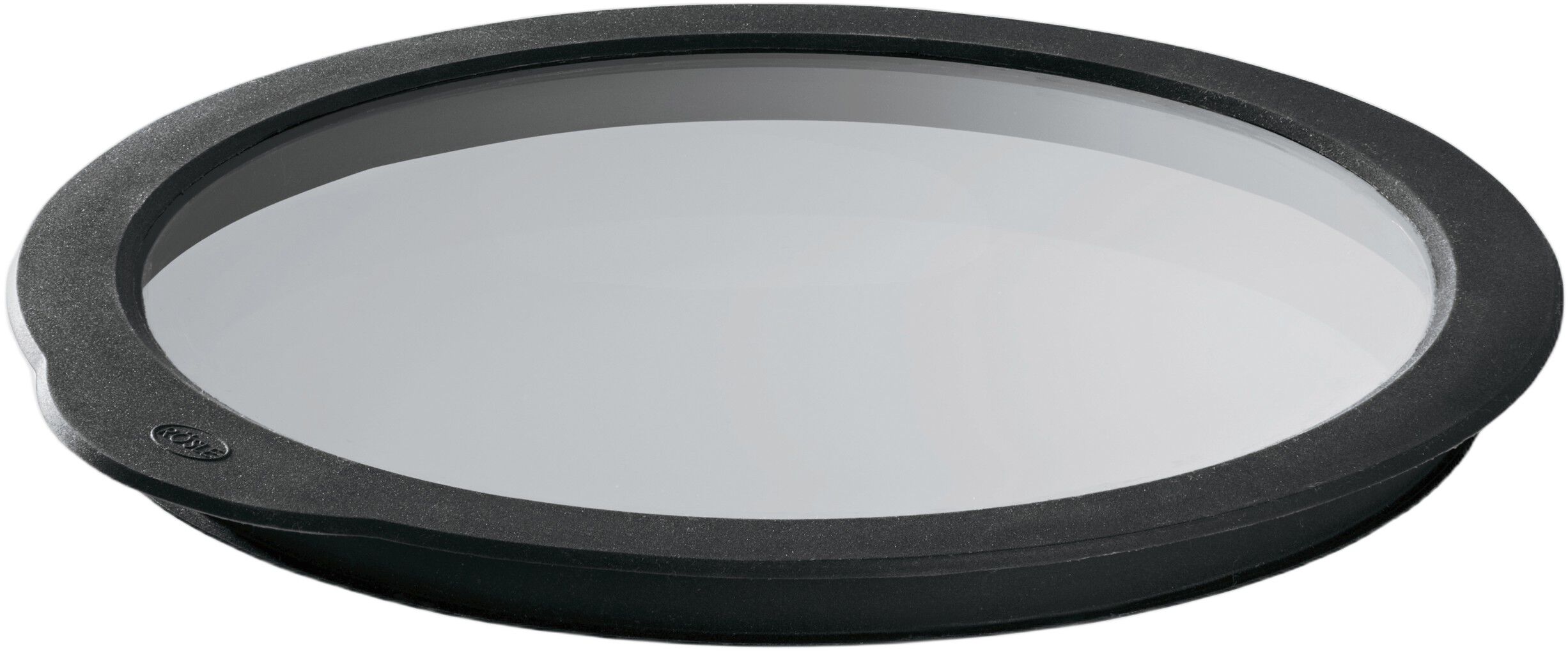 Glasslokk 20 cm Klar/Svart