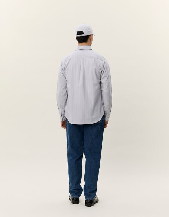 Konrad Melange Striped Shirt