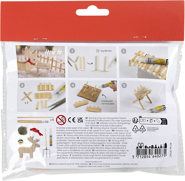 Mini DIY Kit Nissens Dør, Rensdyr