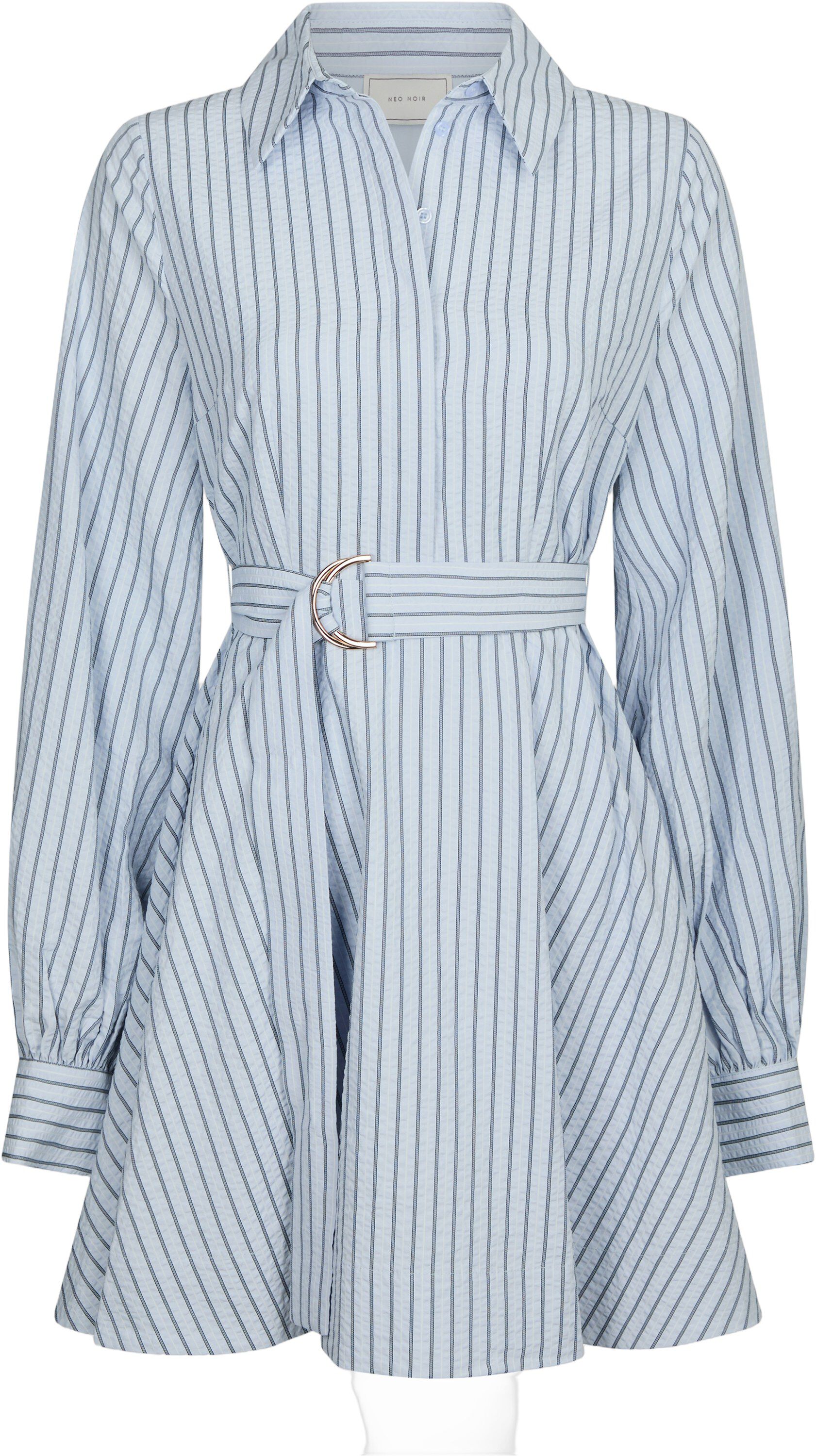 Felice Striped Crepe Dress