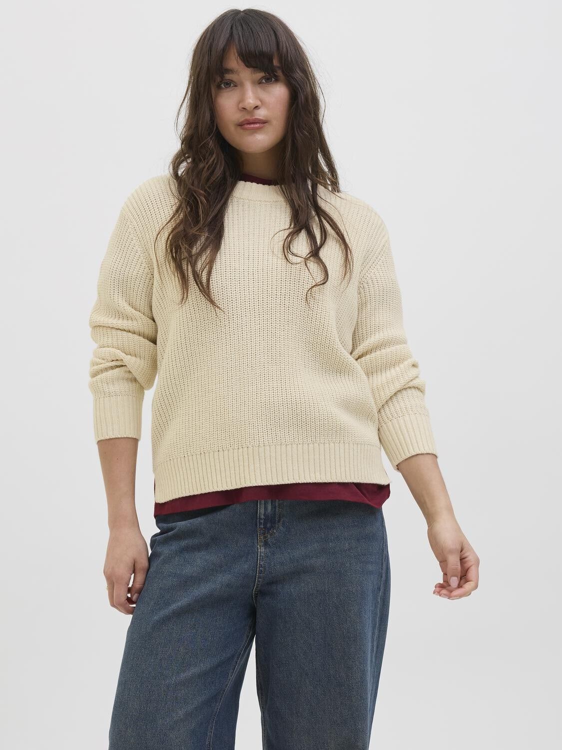 JXGLOBAL CREW NECK KNIT