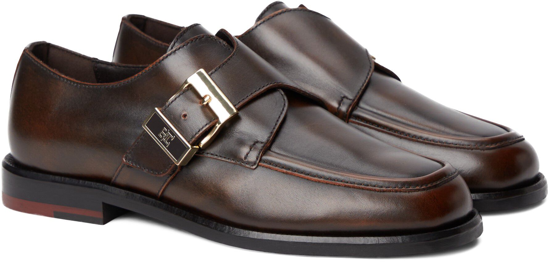 TH BUCKLE MOC TOE LOAFERS
