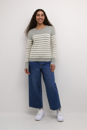 KAlizza Striped Knit Pullover