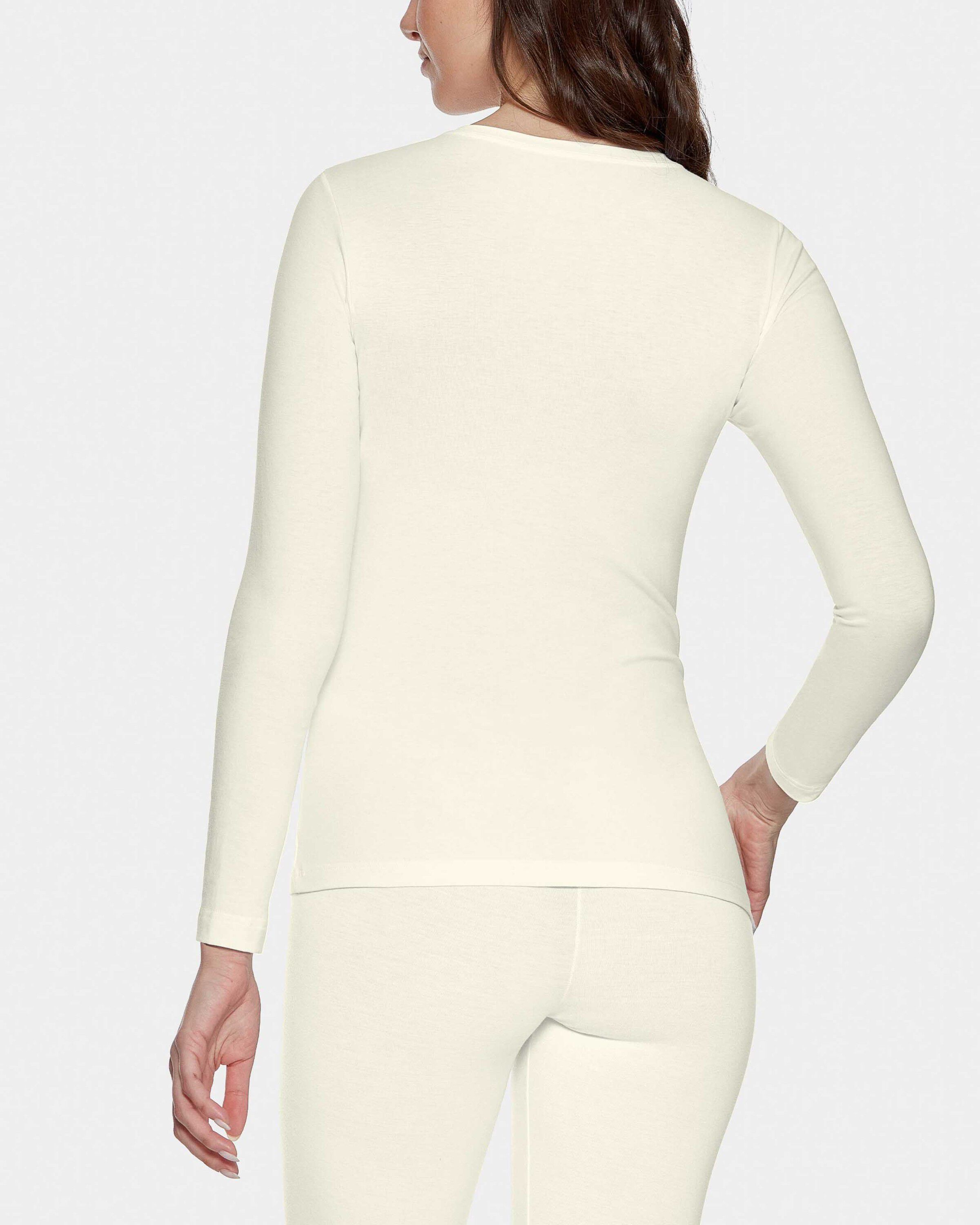 Long sleeve T-shirt O neck Wool Lyocell