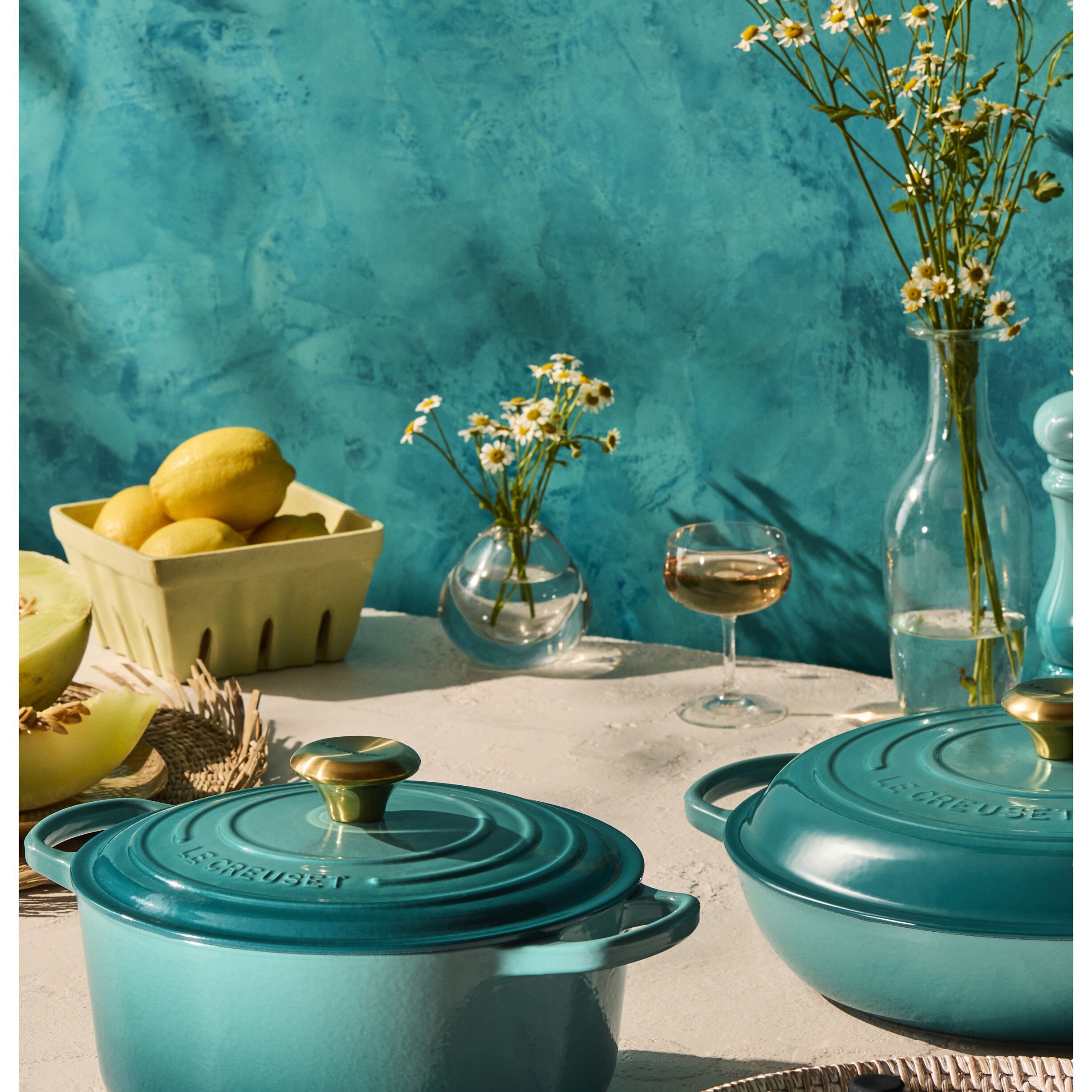 Le Creuset Signature stent&oslash;j minigryde 250ml Bleu Riviera