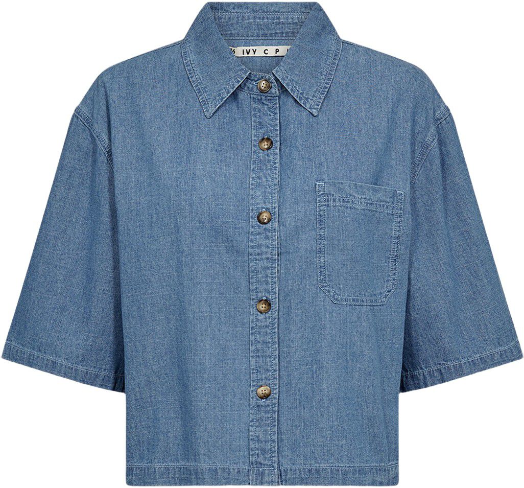 IVY-Uta Oversize SS Chambray Shirt