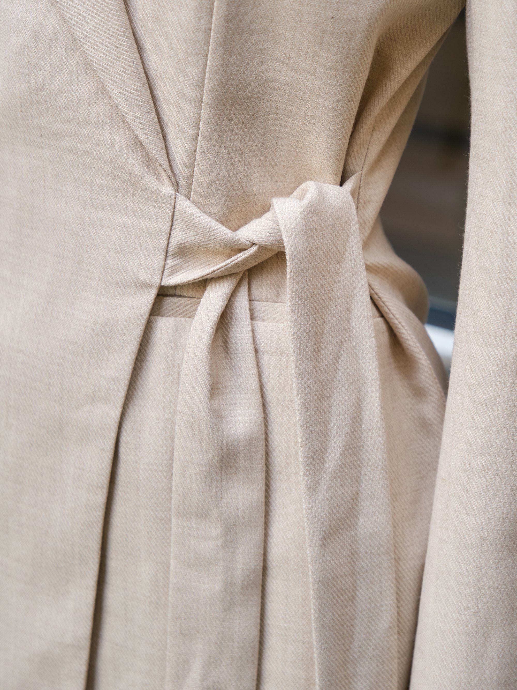 Carmia Melange Tie Blazer