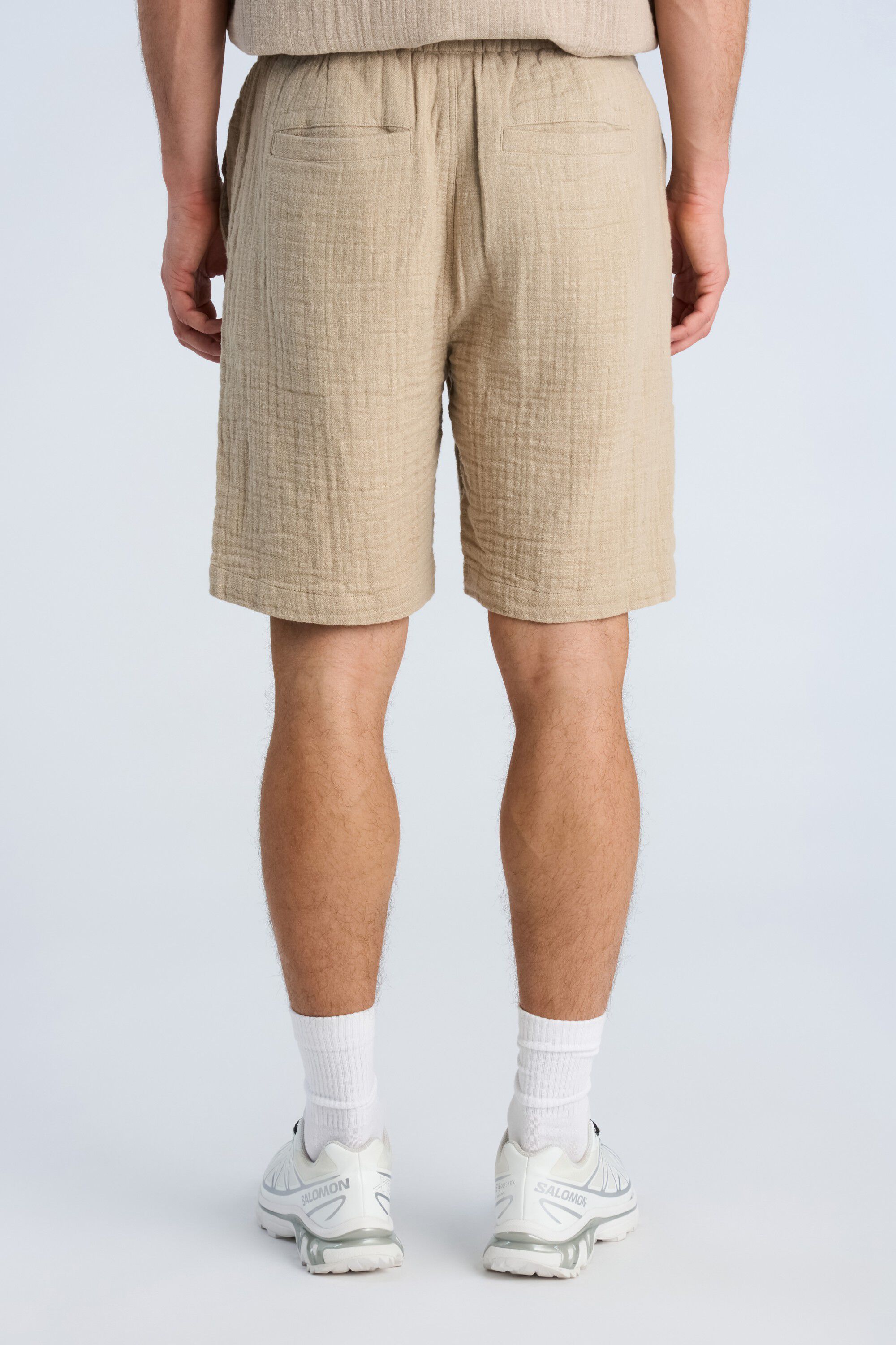 Cotton muslin shorts